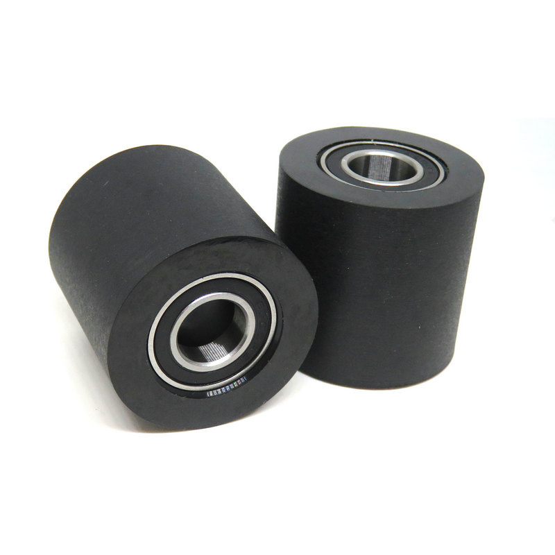 PUT680030-30 Polyurethane Pulley Wheels With Double Bearings 6800-2RS 10x30x30mm